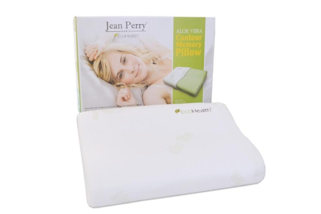12 Bantal Memory Foam Terbaik di Malaysia 2025 8 Jean Perry Aloe Vera Memory Foam Pillow Classic Contour