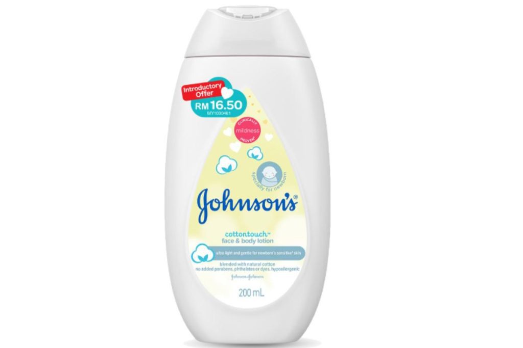 Top 8 Best Johnson & Johnson Products In Malaysia 2025 6 Johnsons Baby Cotton Touch Face Body Lotion