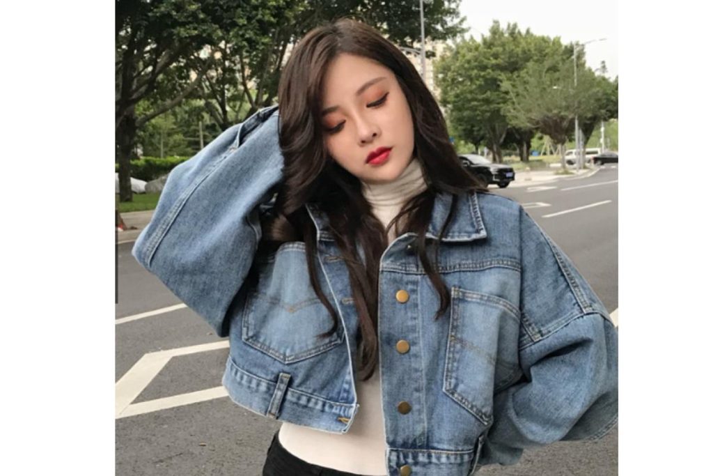 8 Jaket Terbaik Di Malaysia 2025 6 Korean Style Women Loose Denim Jacket
