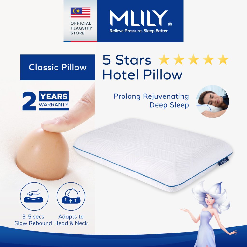 12 Bantal Memory Foam Terbaik di Malaysia 2025 11 MLILY Classic Memory Foam Pillow