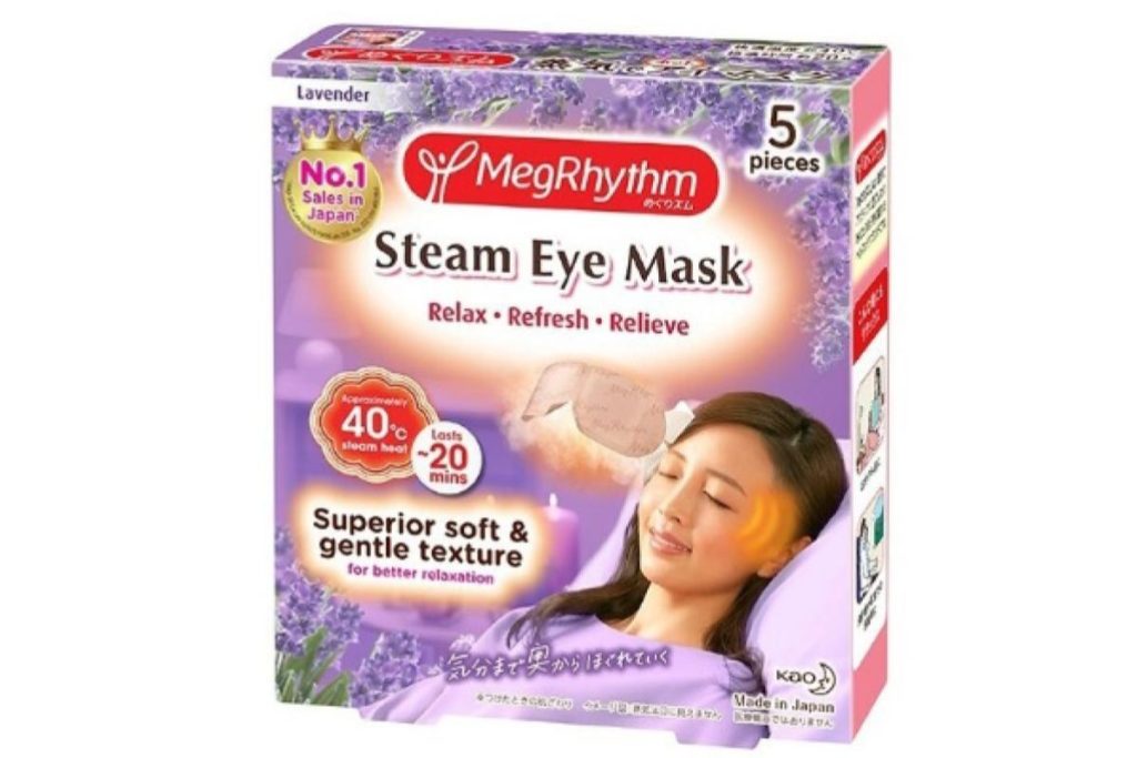 8 Produk Hilang Tekanan Terbaik di Malaysia 2025 2 MegRhythm Steam Eye Mask Lavender Scent