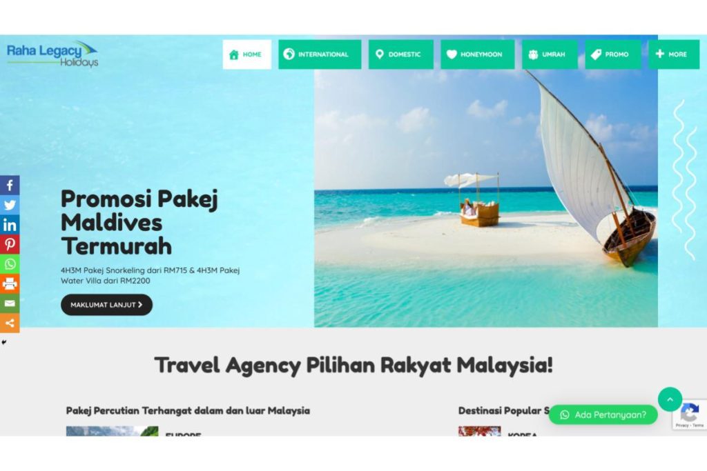 Top 10 Best Travel Agencies in KL & Selangor 2025 15 Raha Legacy Holidays Sdn Bhd