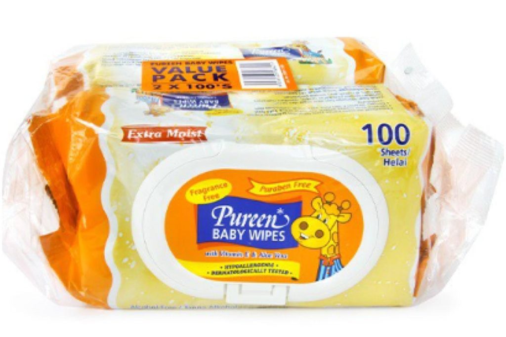 8 Produk Pureen Terbaik di Malaysia 2025 3 Pureen Fragrance Free Baby Wipes