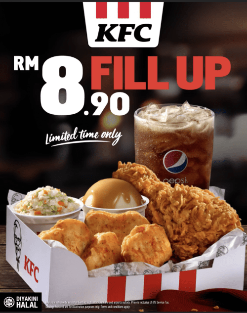 KFC Fill Up Meal Promotion 2022 My Weekend Plan