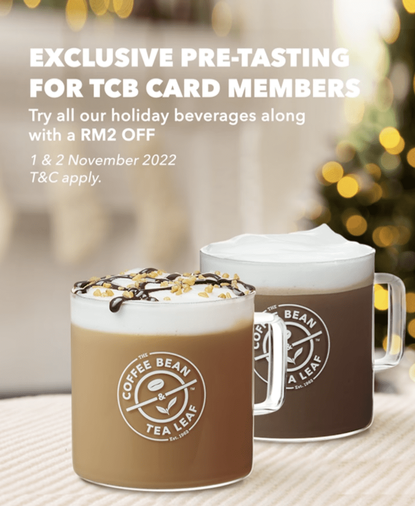 Coffee Bean & Tea Leaf Holiday Drinks RM2 Off 1 Coffee-Bean-Tea-Leaf--