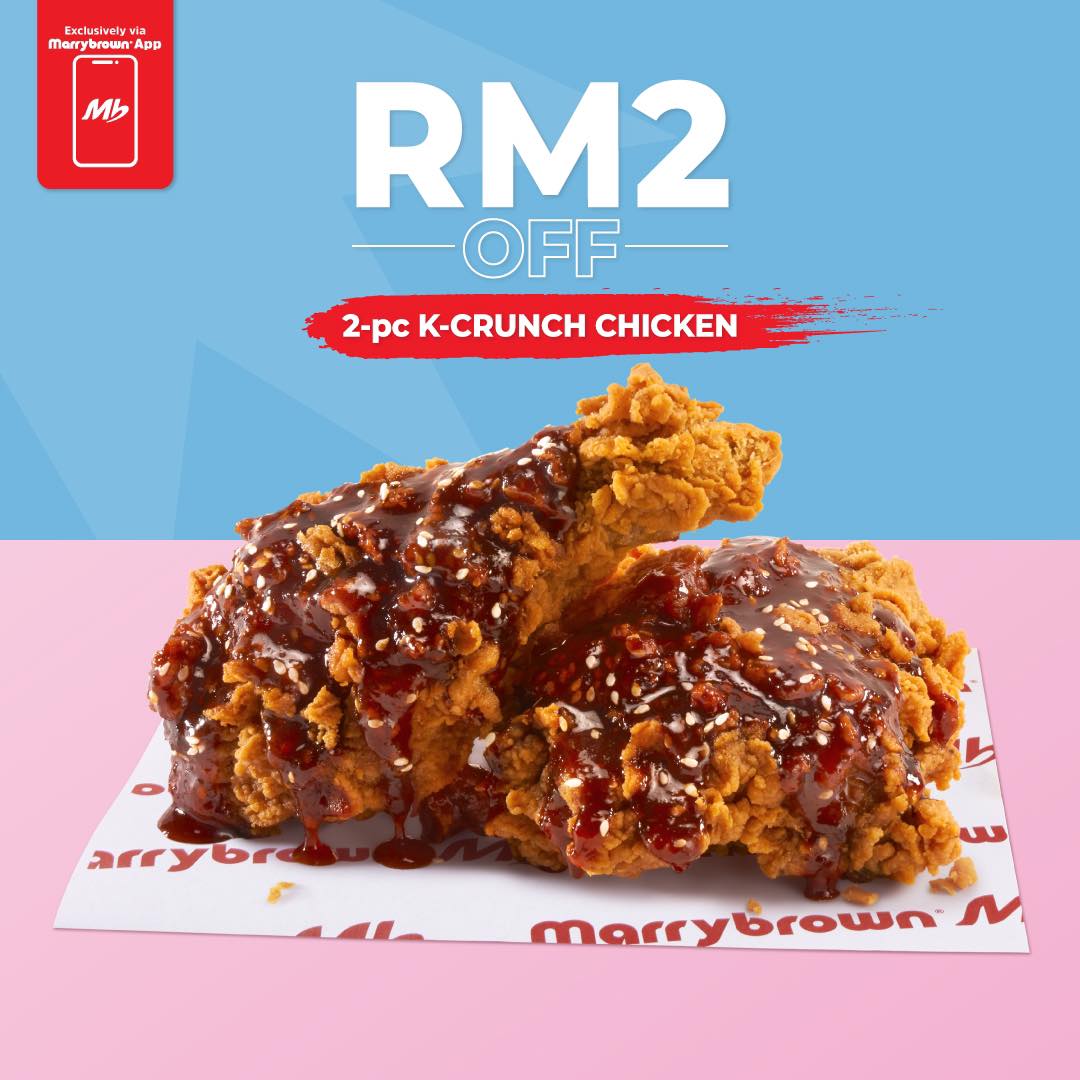 New Marrybrown’s K-Crunch Chicken Deals 2022