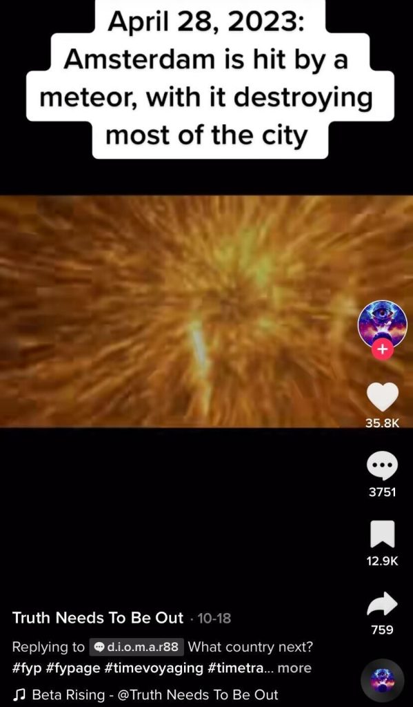 Time Traveller Predicts Amsterdam's Destruction By A Meteor in 2023 3 Time-Traveller-Amsterdam-