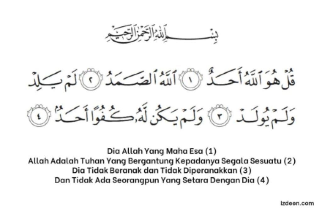 Solat Sunat Rawatib 7 Rakaat-Kedua-Surah-Al-Ikhlas--
