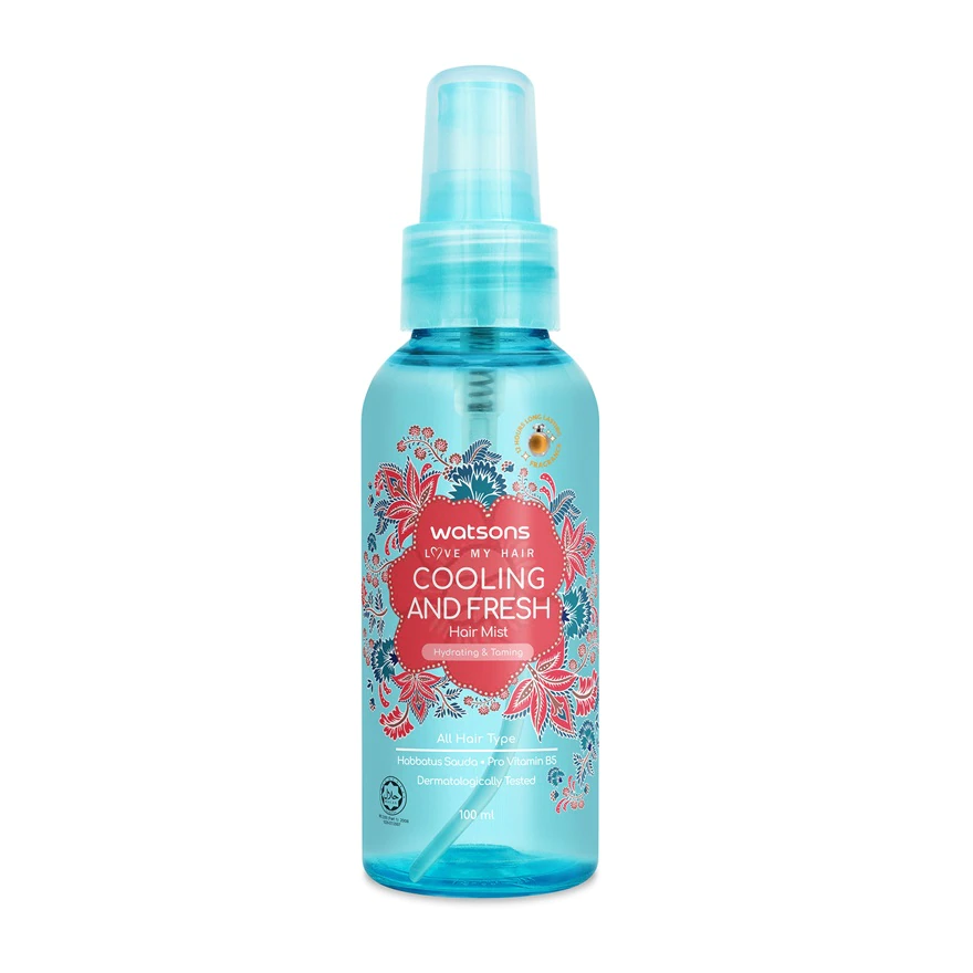 Top 10 Best Hair Mists in Malaysia 2025 10 WATSONS-Cooling-Fresh-Hair-Mist