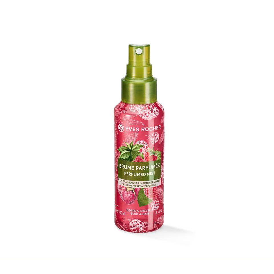 Top 10 Best Hair Mists in Malaysia 2025 9 Yves-Rocher-Raspberry-Peppermint-Perfumed-Body-Hair-Mist