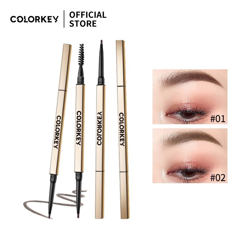 10 Pensel Kening Terbaik di Malaysia 2025 5 Colorkey-Triangle-Chiseled-Eyebrow-Pencil