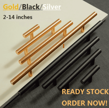 10 Pemegang Pintu Terbaik di Malaysia 2025 2 European-Style-Modern-Solid-T-Bar-Handle