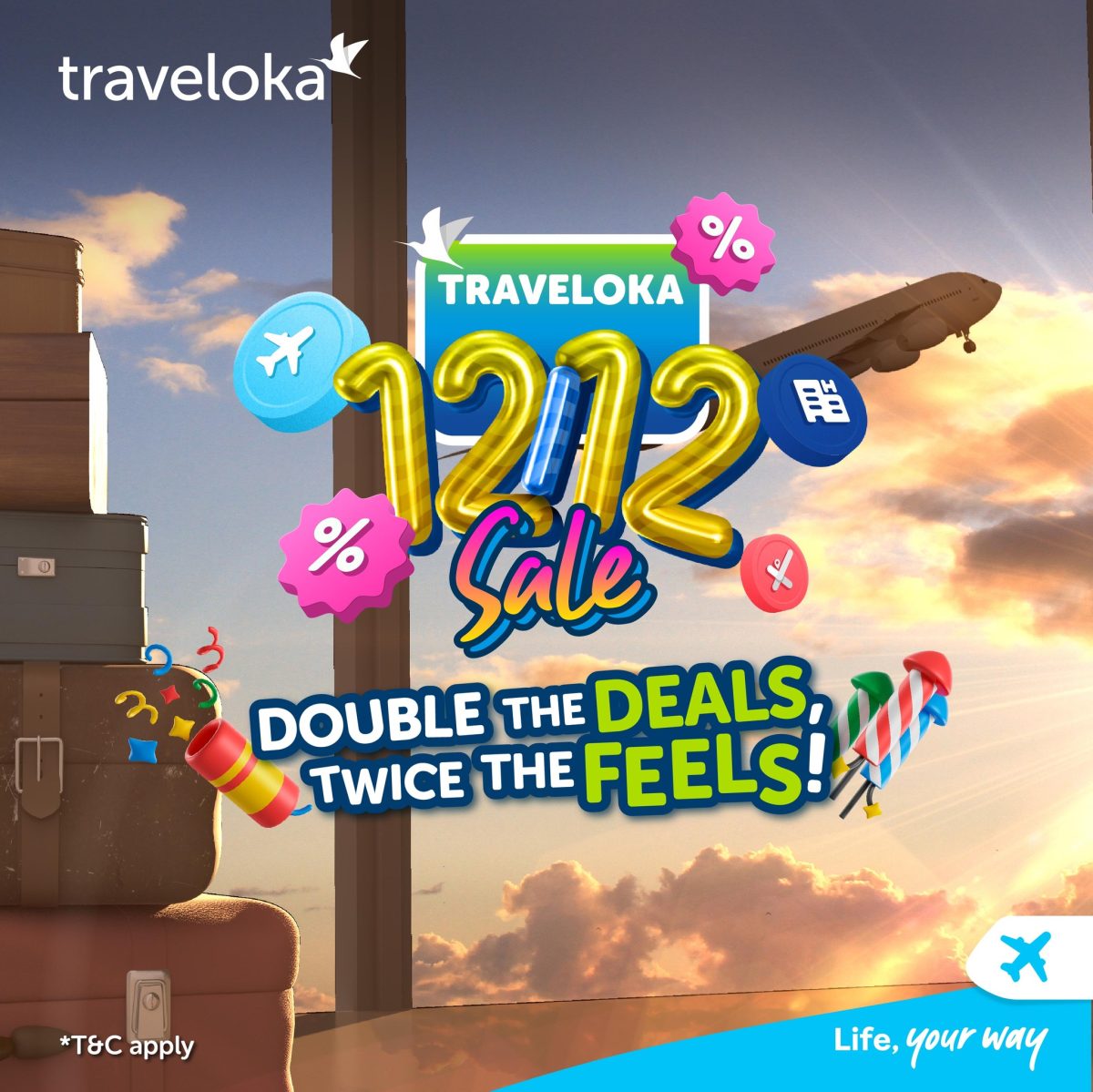 Traveloka RM150 Off Double Digit Sale 2022