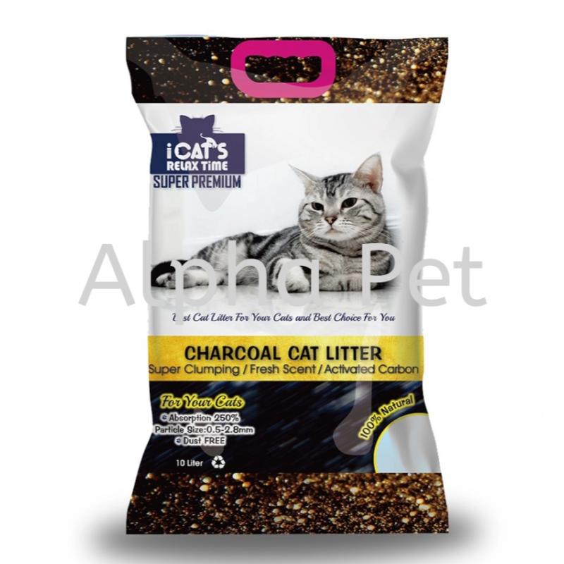 Top 10 Best Cat Litter Sand In Malaysia 2025 9 iCats-Charcoal-Cat-Litter