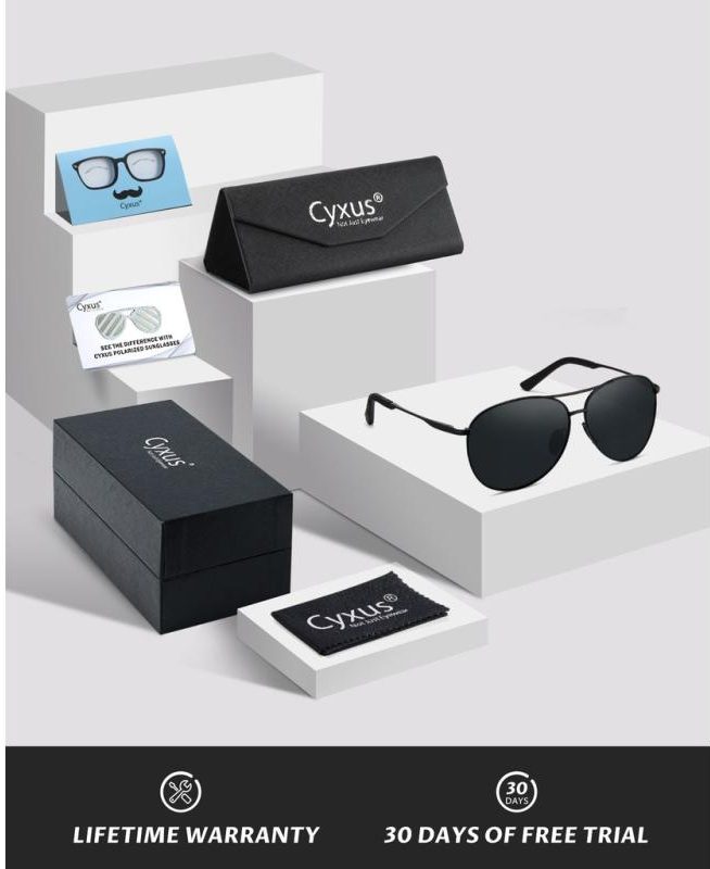 Top 9 Best Sunglasses for Women in Malaysia 2025 5 Cyxus-Aviator-Polarized-Sunglass-