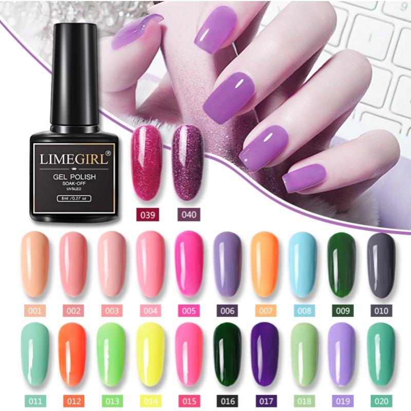Top 10 Best Nail Polishes with Gel in Malaysia 2025 8 Limegirl-Pure-Colour-Nail-Gel-Polish