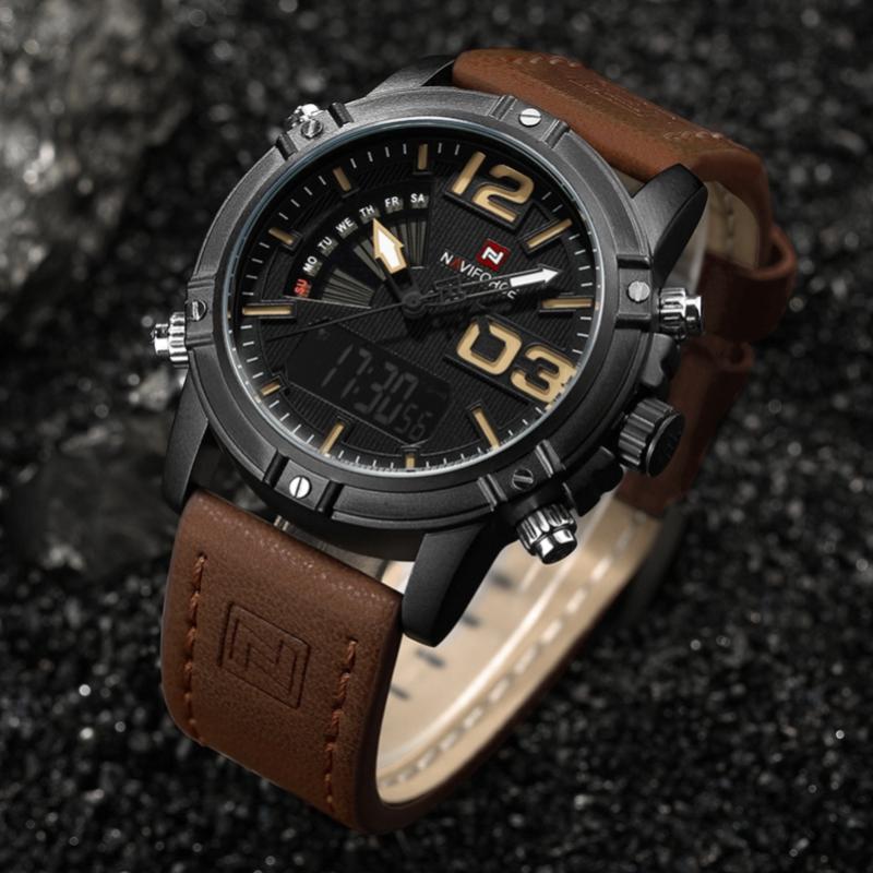 Top 10 Best Watches for Men in Malaysia 2025 6 NAVIFORCE-Dual-Display-Men-Watch-