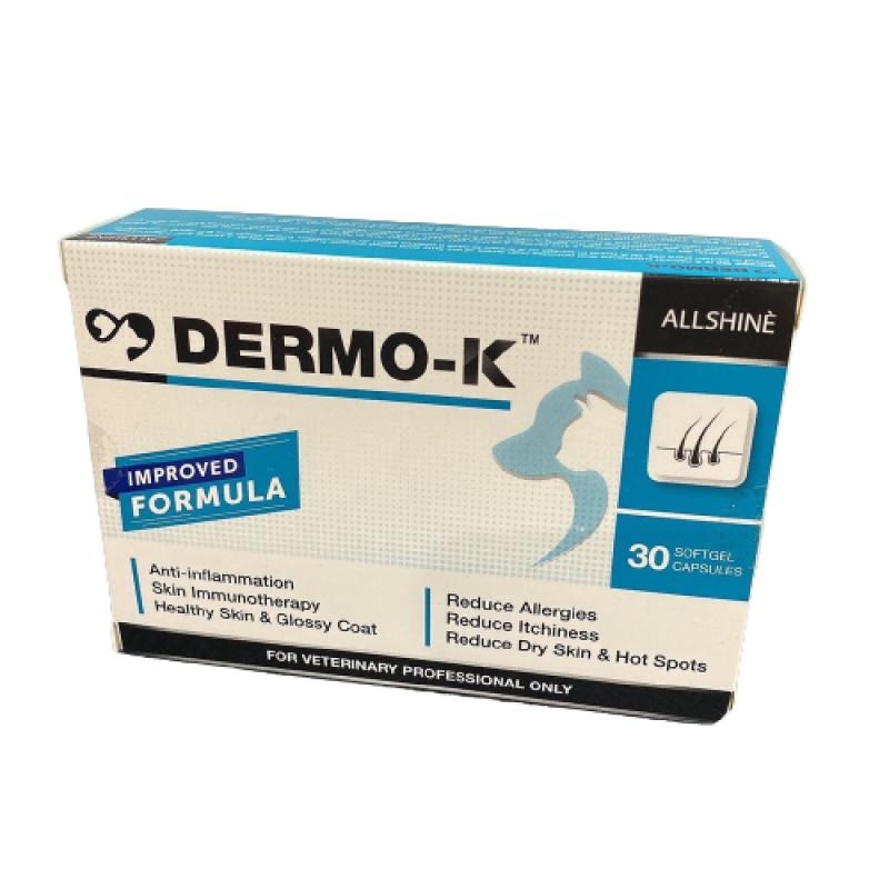 Top 10 Best Cat Vitamins & Supplements in Malaysia 2025 6 ALLSHINE-DERMO-K-Fish-Oil-