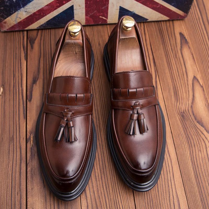 Top 10 Best Wedding Shoes for Men in Malaysia 2025 3 Classic-Leather-Men-Formal-Tassel-Loafer-Shoe-