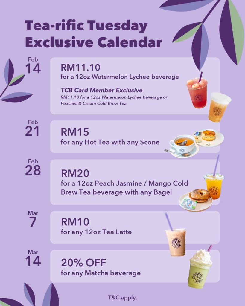 Coffee Bean & Tea Leaf Tea-rific Tuesday Exclusive Deals 1 Coffee-Bean-Tea-Leaf