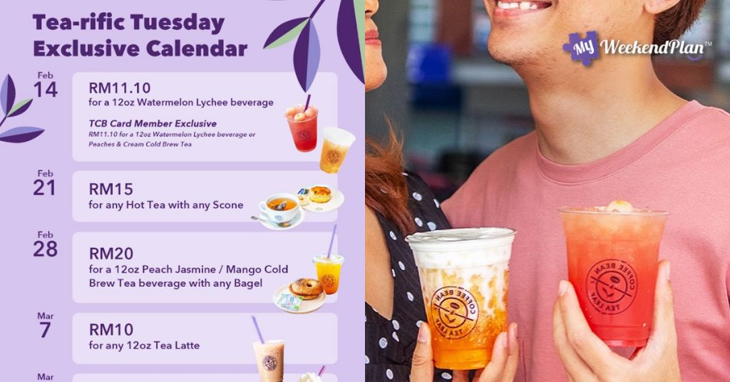 Coffee Bean & Tea Leaf Tearific Tuesday Exclusive Deals
