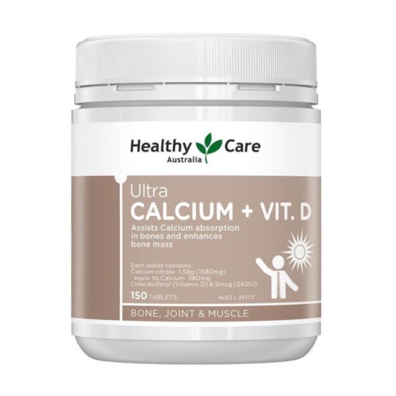 Top 10 Best Supplements for Men in Malaysia 2025 7 Healthy-Care-Ultra-Calcium-Vitamin-D-