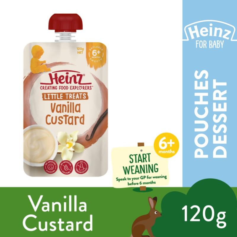 Top 15 Best Baby Foods in Malaysia 2025 4 Heinz-Pouches-in-Vanilla-Custard