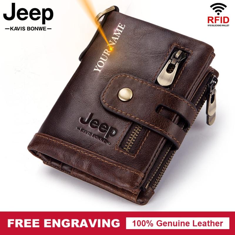 <strong>9 Dompet Terbaik untuk Lelaki di Malaysia 2025</strong> 5 Jeep-Genuine-Leather-Wallet-