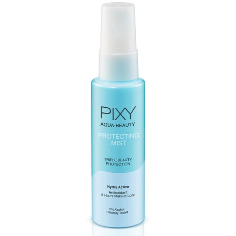 10 Makeup Setting Spray Terbaik di Malaysia 2025 11 PIXY-White-Aqua-Beauty-Protecting-Makeup-Setting-Spray-