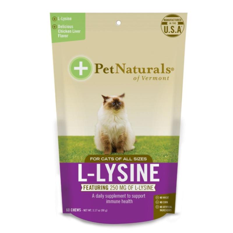 Top 10 Best Cat Vitamins & Supplements in Malaysia 2025 9 Pet-Naturals-of-Vermont-L-Lysine-for-Cats
