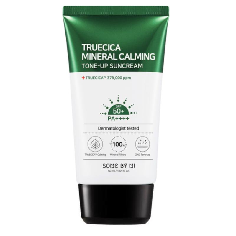 10 Sunscreen Terbaik untuk Kulit Kombinasi di Malaysia 2025 3 SOME-BY-MI-Truecica-Mineral-Calming-Tone-Up-Suncream-