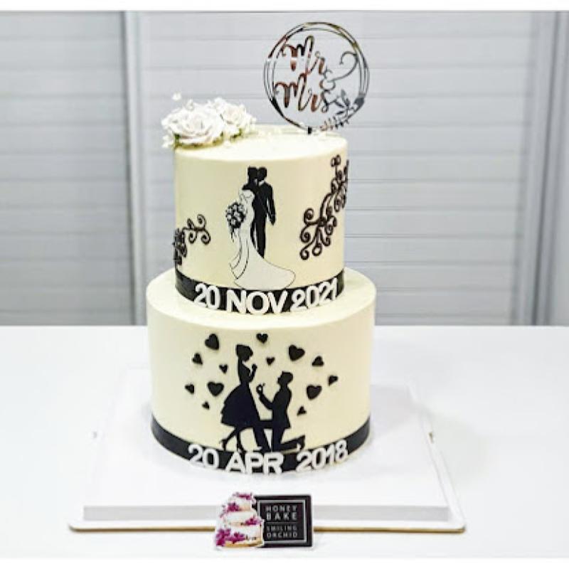 <strong>8 Kek Perkahwinan Terbaik di Kuala Lumpur 2025</strong> 13 Smiling-Orchid-Cake-House-