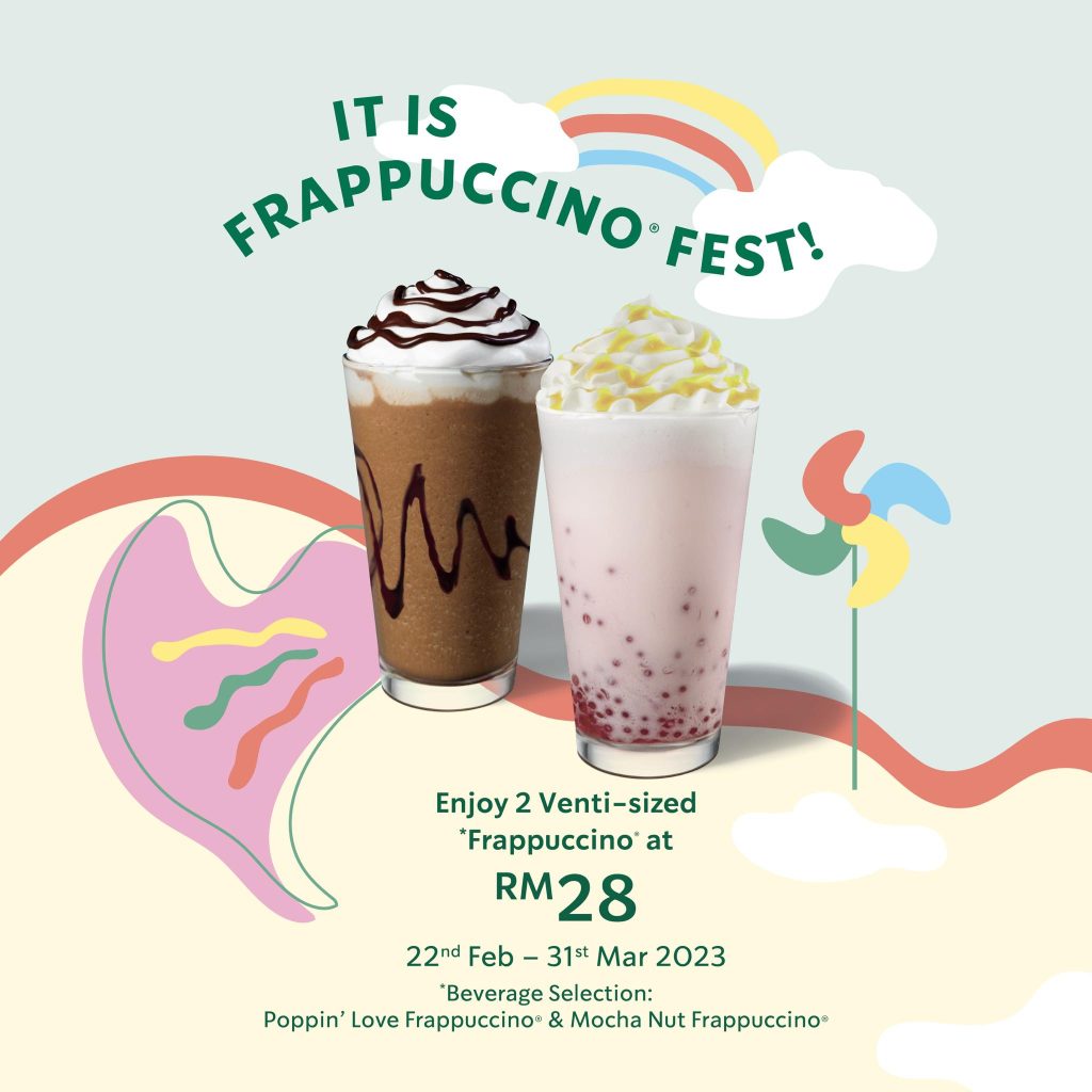 Starbucks March Frappuccino Fest 1 Starbucks-