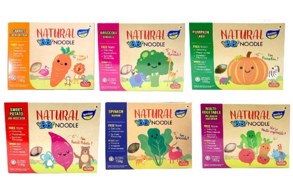 Top 15 Best Baby Foods in Malaysia 2025 13 Tenten-Natural-Baby-Noodle