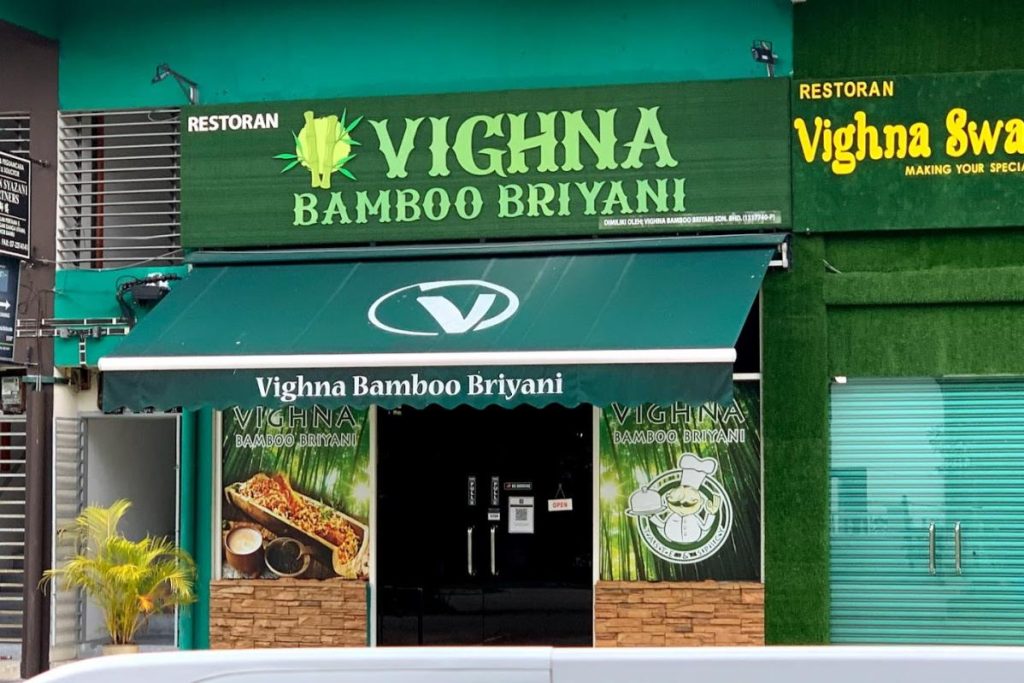 10 Nasi Briyani Terbaik di Johor 2025 18 Vighna-Bamboo-Briyani-Tampoi