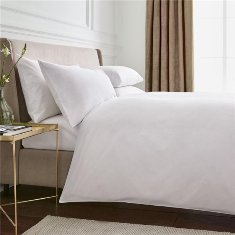 Top 10 Best Branded Bed Sheets in Malaysia 2025 5 Zoe-Plain-White-Bed-Sheet-