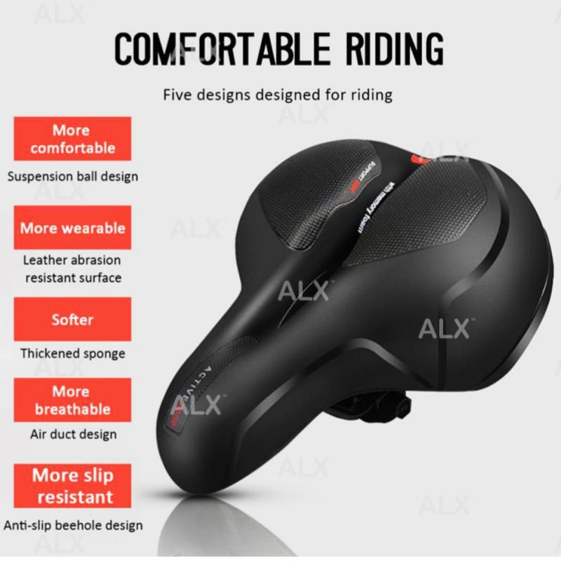 Top 10 Best Bicycle Seats in Malaysia 2025 8 ALX-Waterproof-MTB-Bicycle-Seat