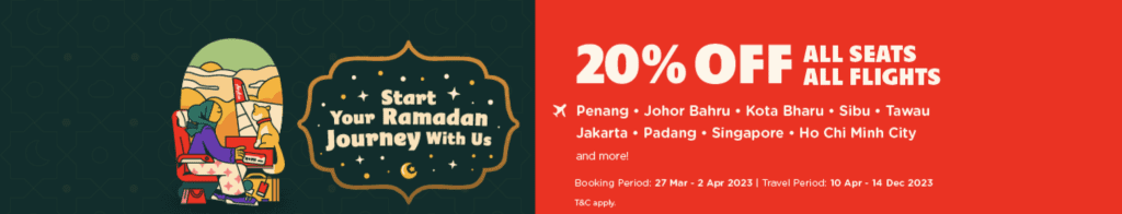 AirAsia 20% Off March Promotion 2023 1 Air-Asia