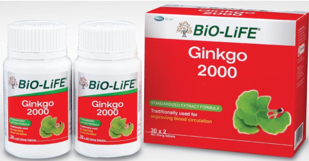 Top 7 Best Supplements for Blood Circulation in Malaysia 2025 6 BIO-LIFE-Ginkgo-