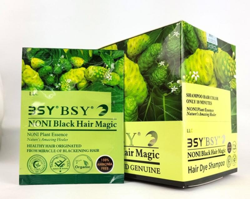 Top 10 Best Organic Hair Dye in Malaysia 2025 4 BSY-Noni-Black-Hair-Magic-Hair-Dye-Shampoo-
