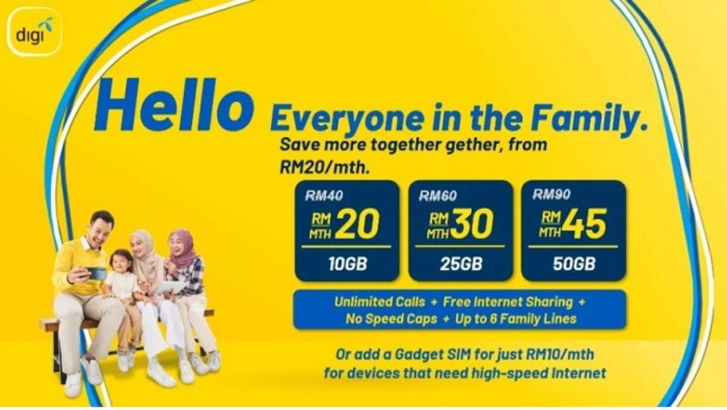 Top 20 Best Postpaid Plans in Malaysia 2025 10 Digi-Family-Share