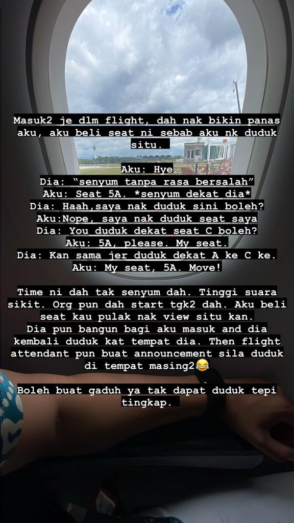 Passenger Expressed Frustration Over Someone Taking His Seat On A Plane 1 Flight-Seat