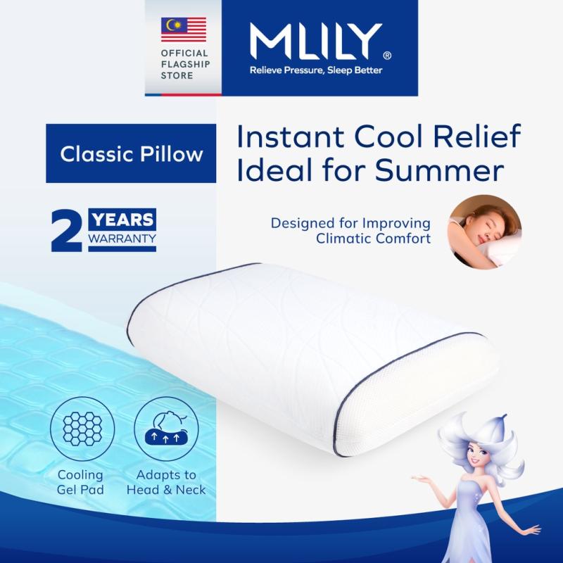 Top 10 Best Pillows For Neck Pain in Malaysia 2025 8 MLILY-OxyGel-Classic-Adaptive-Memory-Foam-Pillow