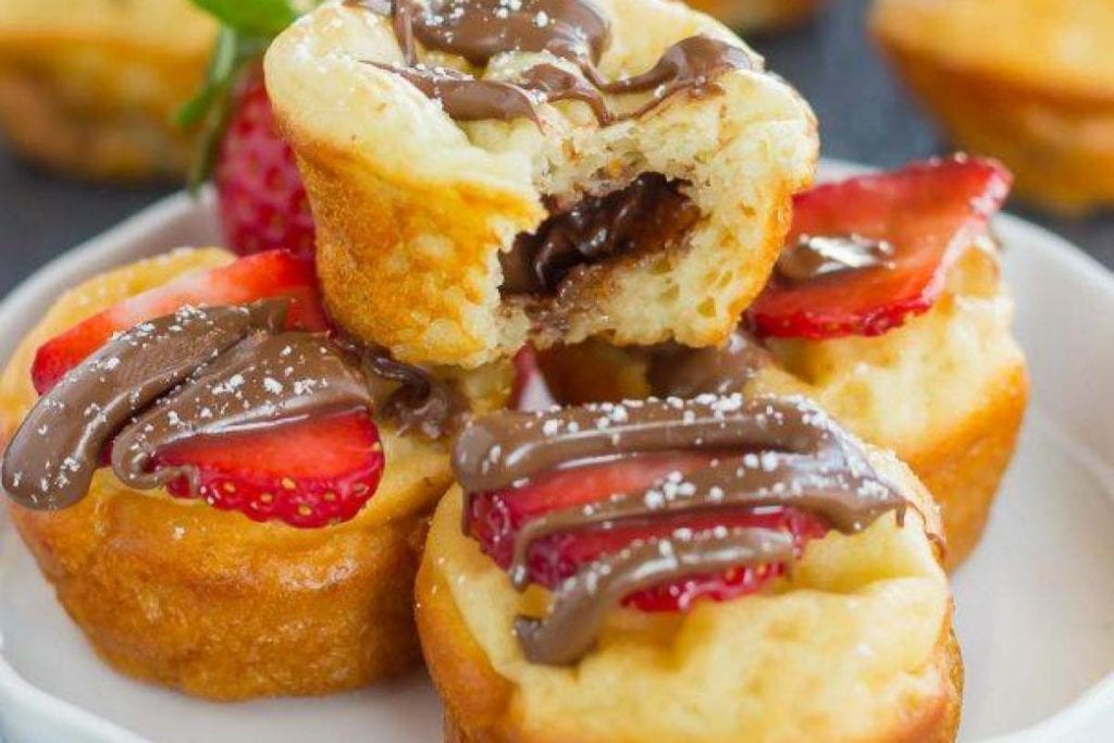 10 Quick and Easy Breakfast Meals 5 Nutella-Pancake-Bites-x-