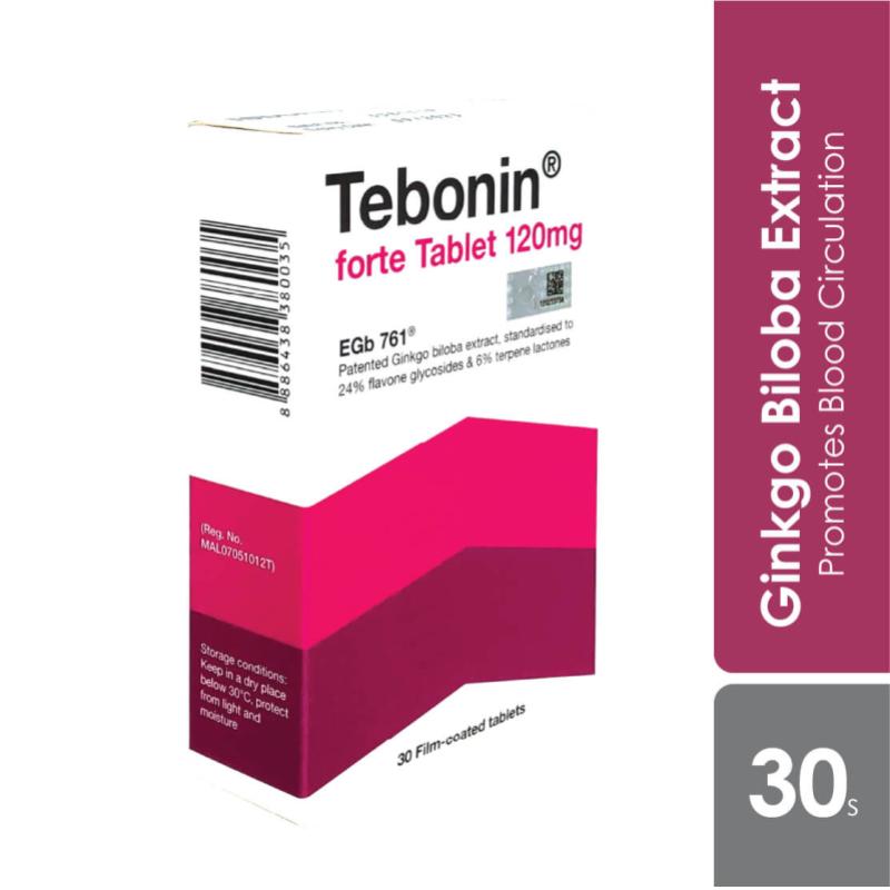 Top 7 Best Supplements for Blood Circulation in Malaysia 2025 2 Tebonin-Forte-mg-