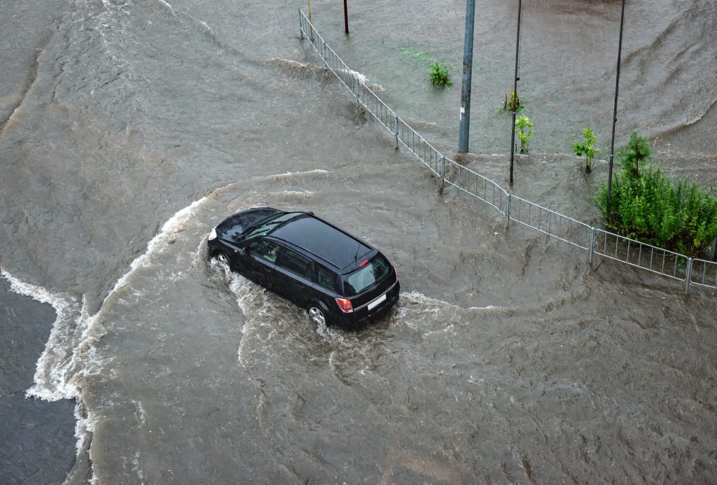 Here Are The Things You Should Do If Your Car Gets Stuck In A Flood 1 heavy-rains-caused-flooding-city-s-roads-