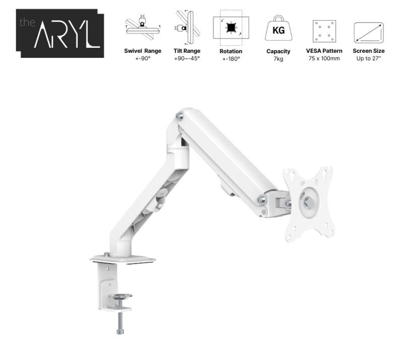 Top 10 Best Monitor Arms in Malaysia 2025 11 the-Aryl™-Mechanical-Spring-Monitor-Arm