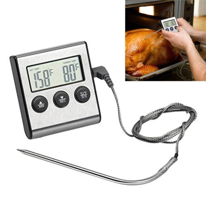 Top 8 Best Thermometers for Foods in Malaysia 2025 3 Digital-Oven-Thermometer-with-Timer
