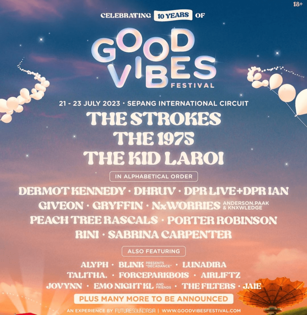 Upcoming Concerts in Malaysia 2023 10 Good-Vibes-Festival-