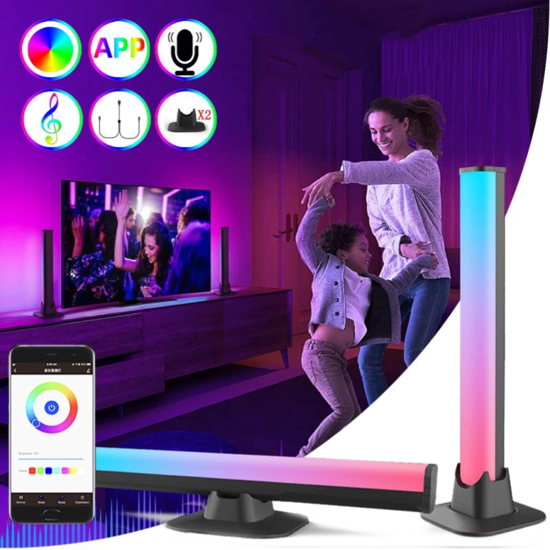 Top 20 Best Gaming Room Decor Ideas in Malaysia 2025 14 LED-RGB-Flow-Smart-Light-Bars